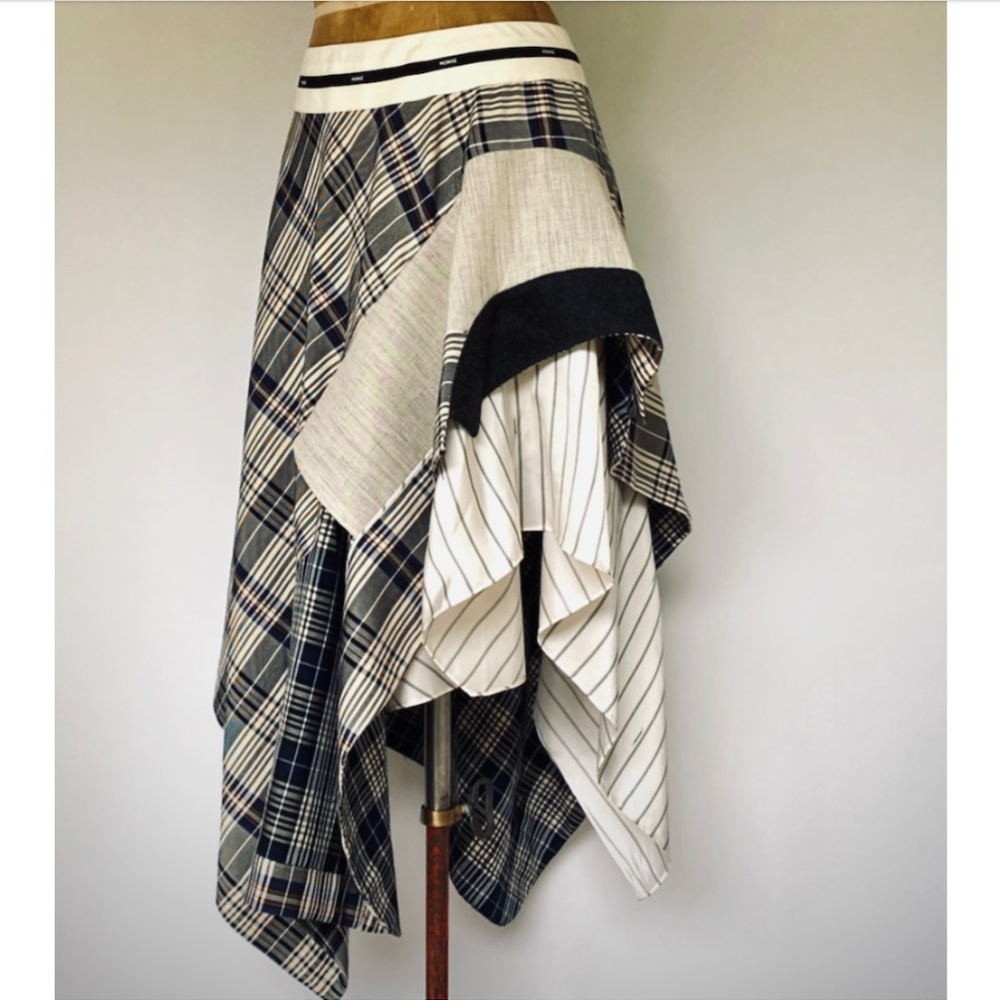 Monse Draped Plaid Jacket Skirt NWT US4 - Picture 15 of 16